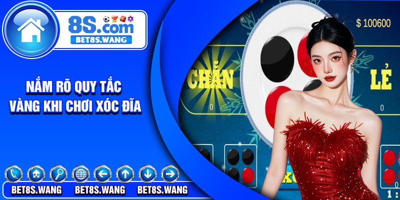 Nắm rõ quy tắc vàng khi chơi xóc đĩa